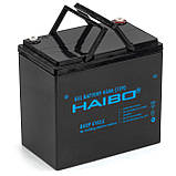 Гелевий акумулятор Haibo 45 Ah 12V 13,3 кг, фото 3