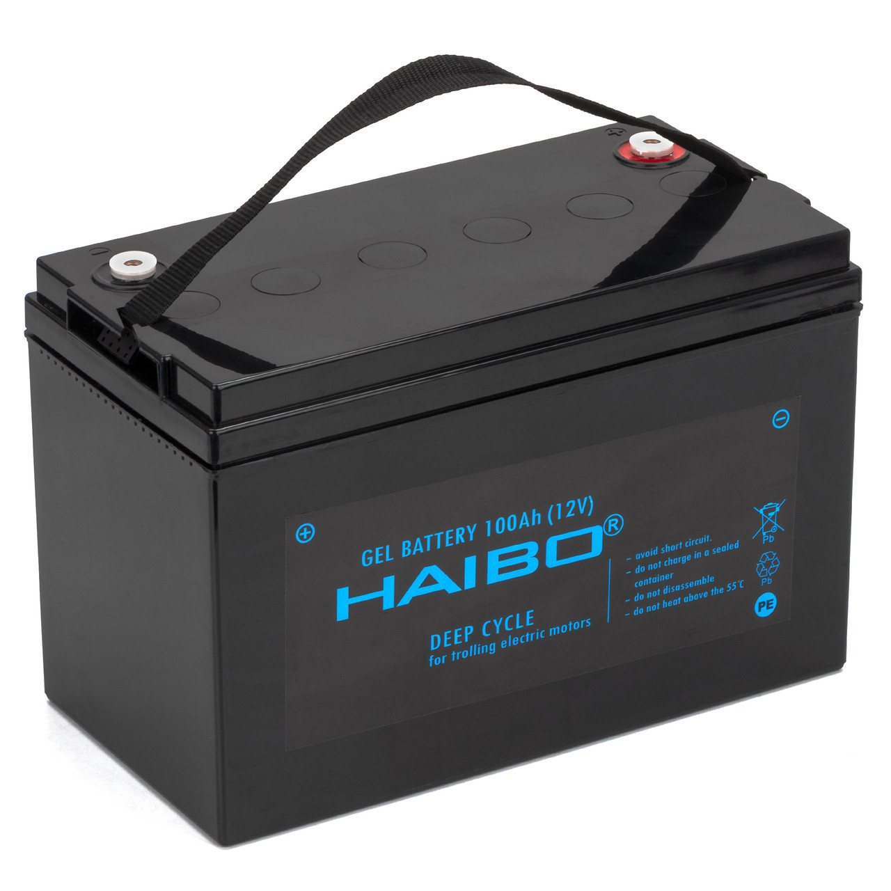 Гелевий акумулятор Haibo 100 Ah 12 V 30,8 кг