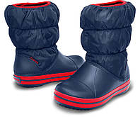 Детские зимние сапоги Crocs Winter Puff Boot Kids, оригинал Дитячі зимові крокси