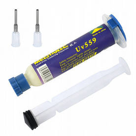 Флюс Mechanic 559 безвідмивальний без вмісту галагенів з штовхачем 10 g