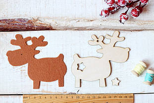 Шаблон дерев'яний "Олень"