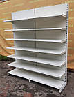 Ряд торгових односторонніх (пристінних) стелажів «ЕДЕН» 220х200 см., на 7 полиць, Б/у, фото 3