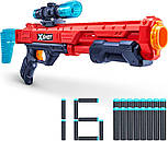 Швидкострільний бластер Zuru X-Shot Red EXCEL Hawk Eye 16 патронів 36435R, фото 2