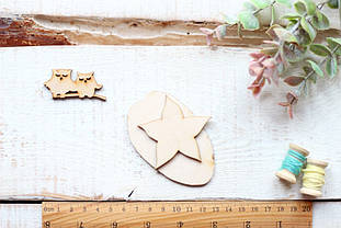 Шаблон дерев'яний "Карамболь" набір 2шт.