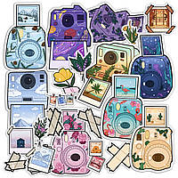 Набор виниловых наклеек (стикеров) от Lex Altern (Симпатичные камеры, фотоаппараты, фото, гавайская вечеринка,