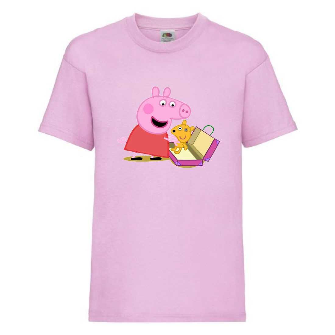 Футболка Свінка Пеппа 003 (PIG-003 pnc) рожева 104-11628-140-152-164 розмір, фото 1
