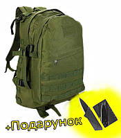 Тактичний (військовий) рюкзак 40л Raid з системою M.O.L.L.E песок (601-хакі)