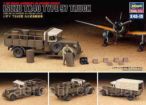 ISUZU TX40 TYPE 97 TRUCK 1/48 Hasegawa X48-15, фото 1