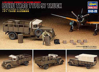 ISUZU TX40 TYPE 97 TRUCK 1/48 Hasegawa X48-15