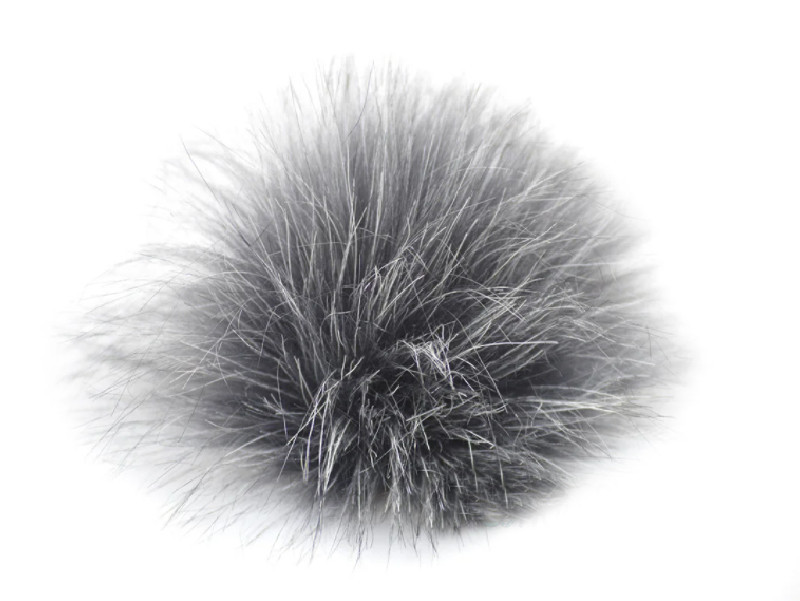 Помпон штучне хутро 15см, Натур, фото 1