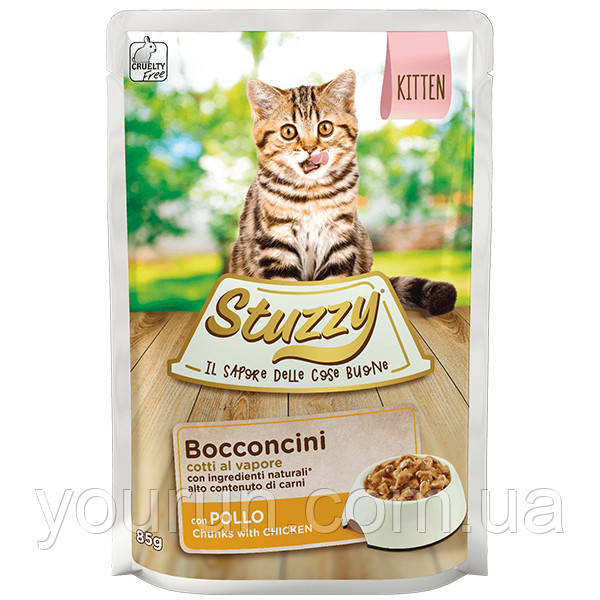 STUZZY Cat Kitten ШТУЗИ ДЛЯ КОШЕНЯТ в соусі корм для кошенят, пауч, 85г, фото 1