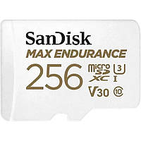 Карта памяти microSDXC SanDisk Max Endurance V30 256Gb (R100Mb/s) (Class 10) (UHS-1 U3) + Adapter SD