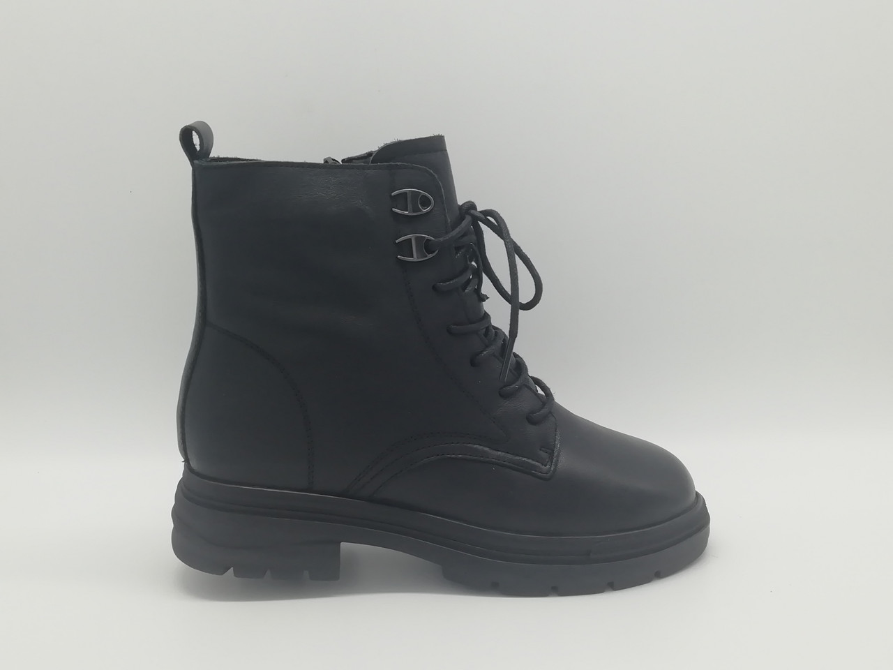 Шкіряні зимові черевики. Велика повнота. Маленькі розміри (34, 35)., фото 1