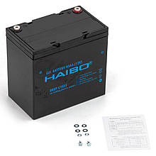Гелевий акумулятор Haibo 45Ah 12V 13,3кг