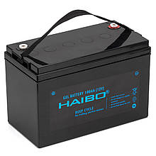 Гелевий акумулятор Haibo 100Ah 12V 30,8кг