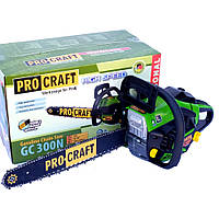 Бензопила ProСraft GC300N (2 цепи+2 шины 45 и 40 см в комплекте)