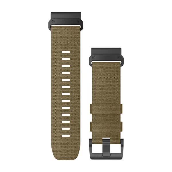 Тканинний ремінець QuickFit 26 для Tactix, Fenix 5X/6X/7X, Quatix, D2, Foretrex, Descent, тактичний бежевий, фото 1