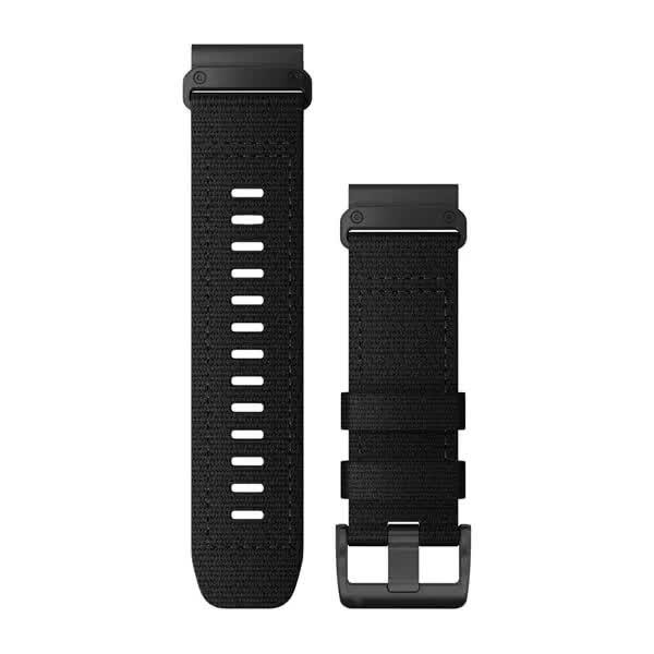 Тканинний ремінець QuickFit 26 для Tactix, Fenix 5X/6X/7X, Quatix, D2, Foretrex, Descent, тактичний чорний