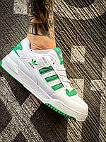 Мужские кроссовки Adidas Originals Forum Low Green/White-Gum AQ1261
