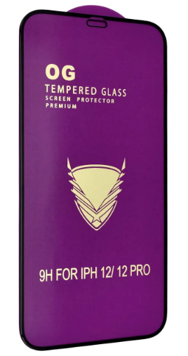 Захисне скло 9D Full Glue Premium для Iphone 12/12 Pro
