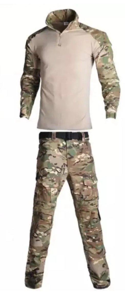 Комплект одягу мультикам літній камуфляж форма XL 80-85 кг зріст 175-185 військове забарвлення
