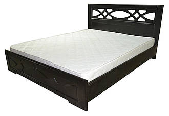 Ліжко двоспальне з підйомним механізмом 180х200 Неман Ліана (ПП) Венге
