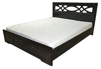 Ліжко двоспальне з підйомним механізмом 140х200 Неман Ліана (ПП) Венге