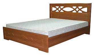 Ліжко двоспальне з підйомним механізмом 180х200 Неман Ліана (ПП) світлий горіх