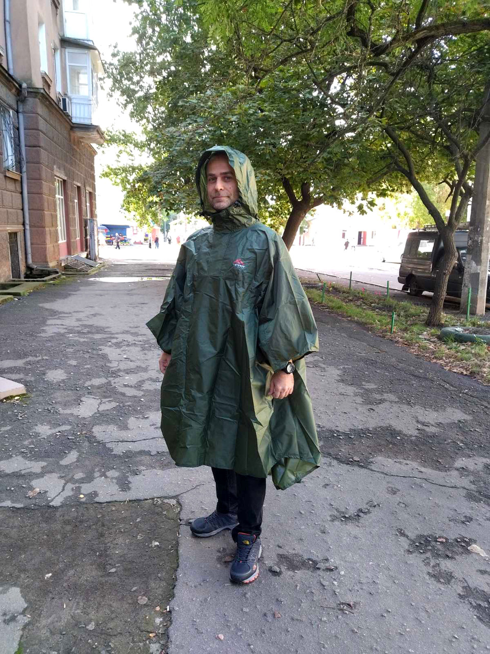 Плащ-пончо Terra Incognita PonchoBag L/XL green