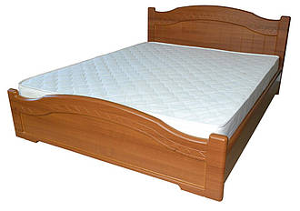 Ліжко двоспальне з ящиками 180х200 Неман Домініка світлий горіх