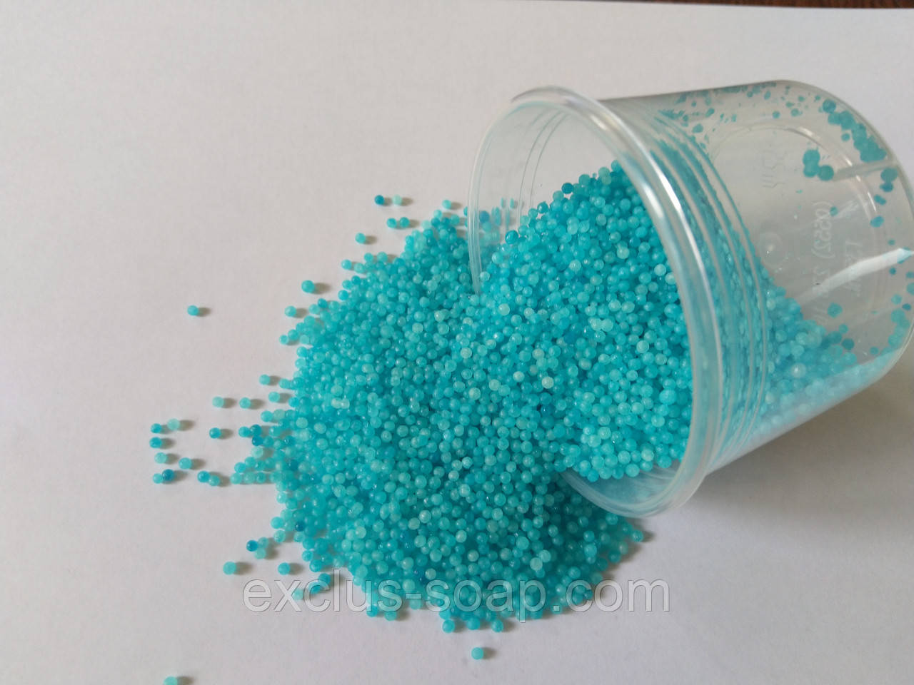 Бісер для ванни (жомчуг)- аквамарин 100 грам, фото 1