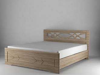 Ліжко двоспальне 180х200 Неман Ліана дуб Сонома