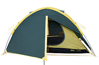 Тримісний намет Tramp Ranger 3 v2 | Універсальна двошарова палатка з зовнішнім каркасом, двома тамбурами і двома входами, фото 2