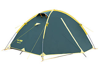 Тримісний намет Tramp Ranger 3 v2 | Універсальна двошарова палатка з зовнішнім каркасом, двома тамбурами і двома входами, фото 3