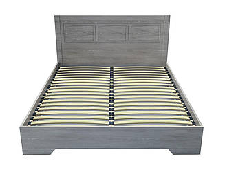 Ліжко двоспальне з підйомним механізмом 140х200 Неман Марсель (ГП) дуб Грей