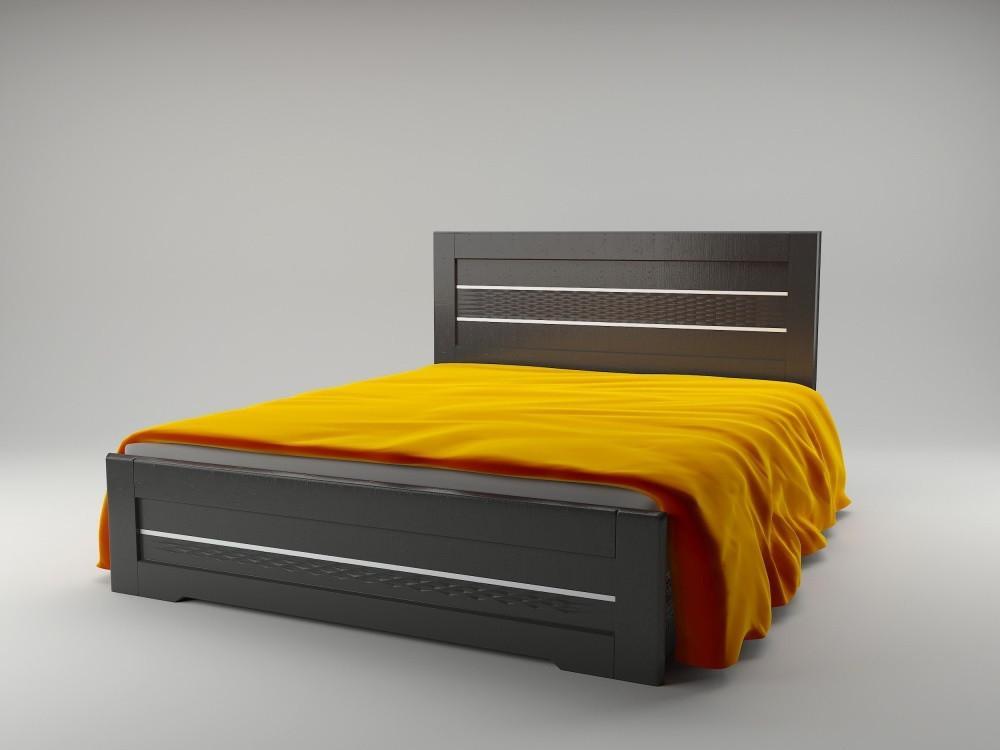Ліжко двоспальне з підйомним механізмом 140х200 Неман Соломія (ПП) Венге