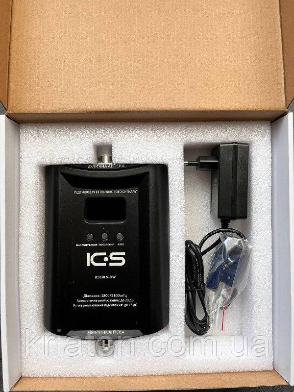 РЕПИТЕР 4G 3G GSM СИГНАЛУ ICS10LN-DW 1800/2100