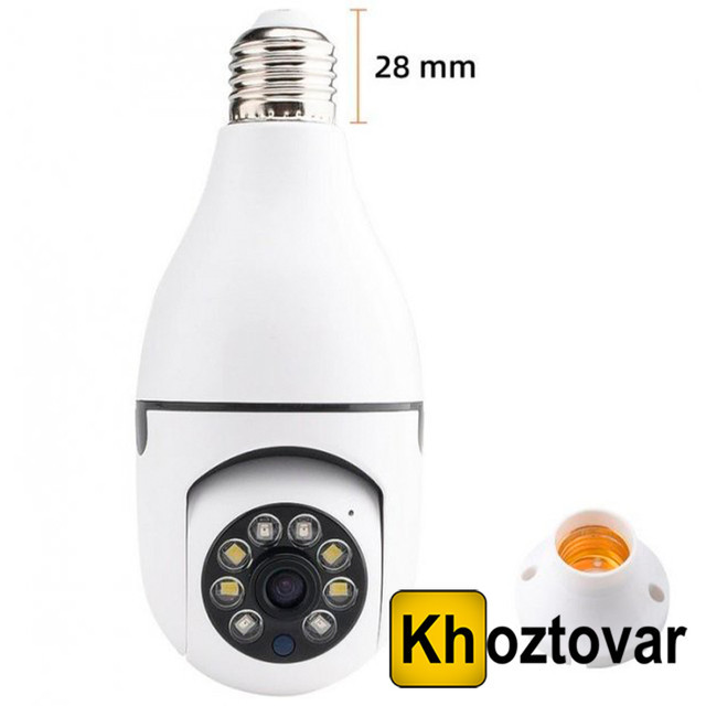 Камера видеонаблюдения лампочка Panorama Camera CAM L1 E27 Wi-Fi ...