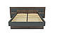 Спальний гарнітур Вірджинія 160x200 таксус/графіт, Неман, фото 5