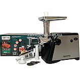 Електрична м'ясорубка — соковичавниця для томатів RB-672, електром'ясорубка 3000 Вт для дому побутова, фото 6