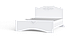 Спальний гарнітур Анжеліка білий супер мат, Неман, фото 2
