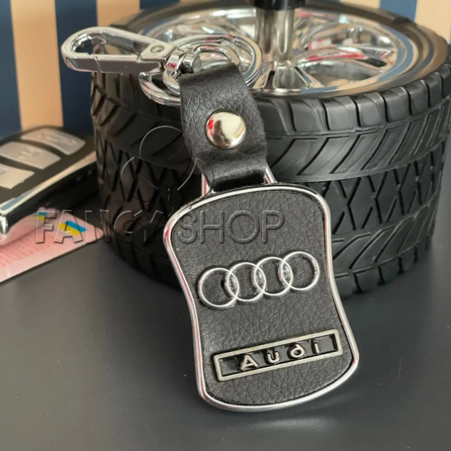 Брелок автомобільний "Audi", шкіра №2, Брелок автомобильнный "Ауди"
