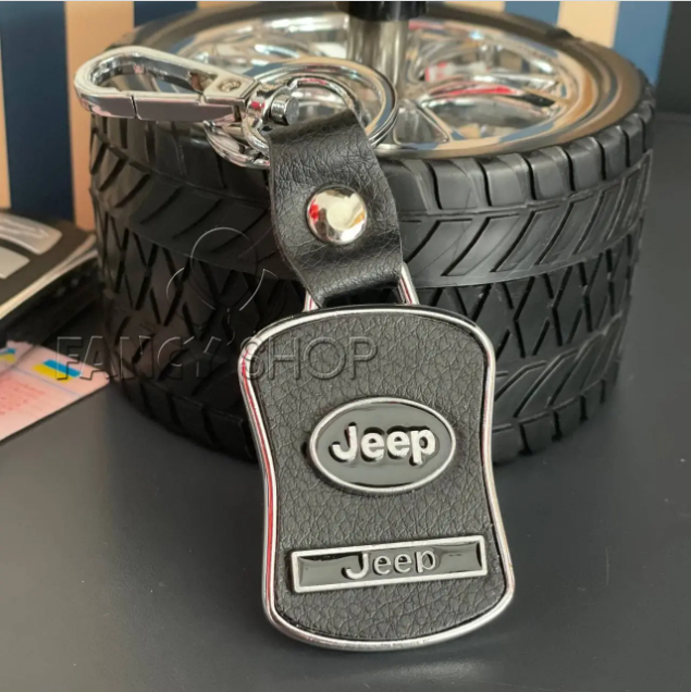 Брелок автомобільний "Jeep", шкіра №2, Брелок автомобильнный "Джип"