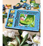 Дерев'яний чотиришаровий пазл-сортер "Етапи розвитку метелика" (ПСФ017), фото 7