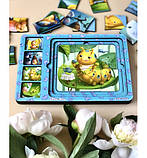 Дерев'яний чотиришаровий пазл-сортер "Етапи розвитку метелика" (ПСФ017), фото 9