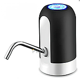 Помпа для води Automatice Water Dispenser із USB зарядкою акумуляторна Чорна, фото 4