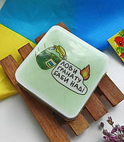 Патріотичне мило ручної роботи "Лови гранату Баби Наді"