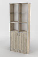 Шкаф стеллаж офисный для книг и документов ШС-804 модульный Тиса Мебель, для работы и дома