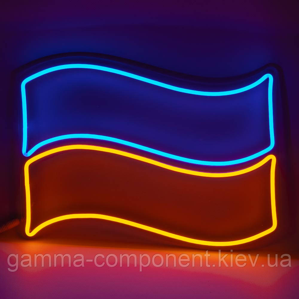 Неонова вивіска Прапор (395х300)