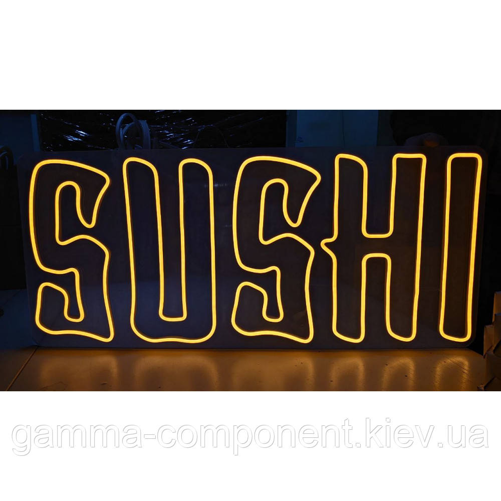 Неонова вивіска SUSHI (800х350)